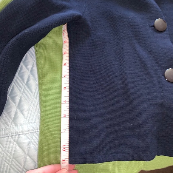 J.Crew Navy Blue Sweater with Buttons in Front - Picture 9 of 9